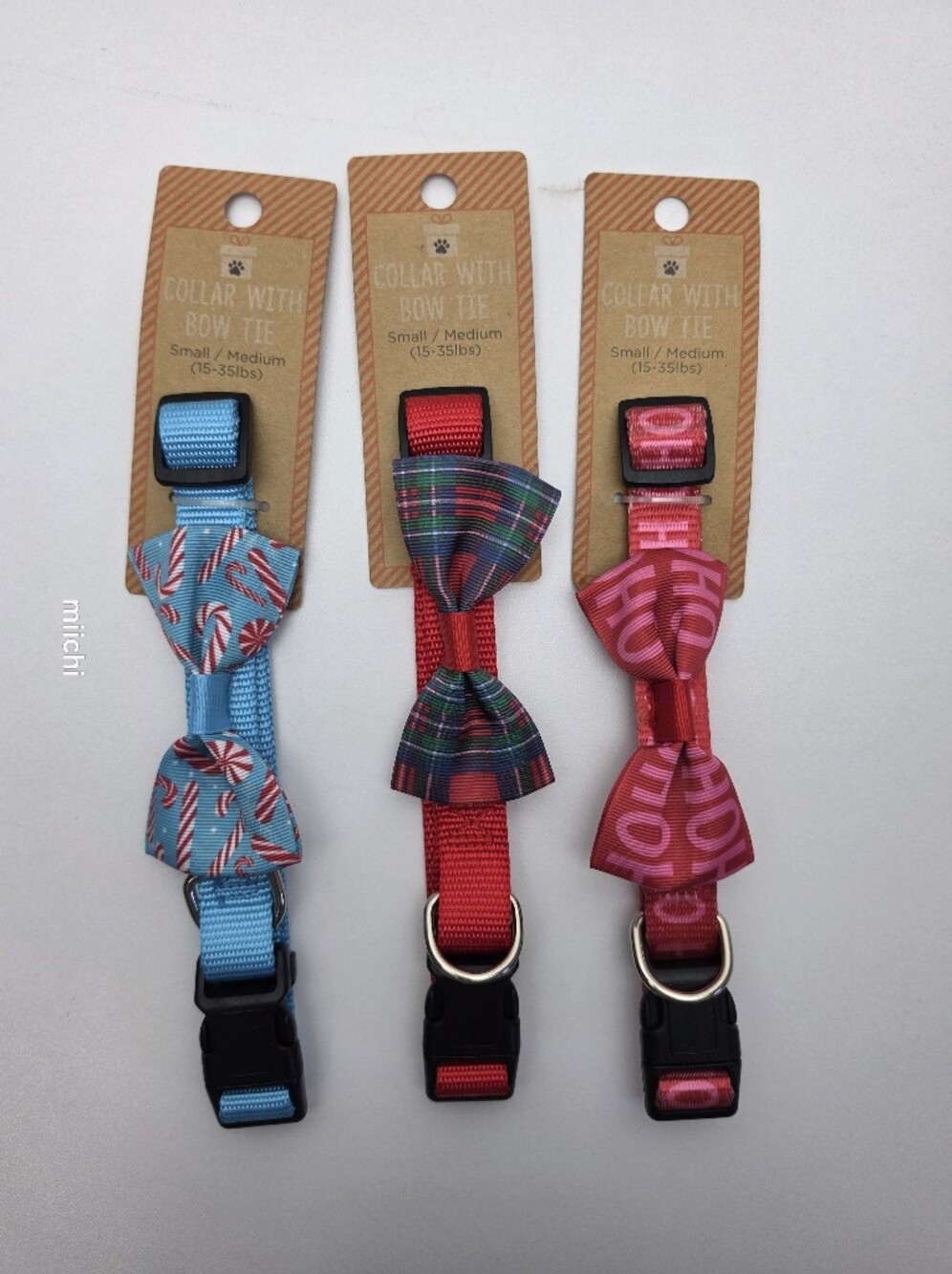Adjustable BowTie Dog Collars Dog Christmas Collars